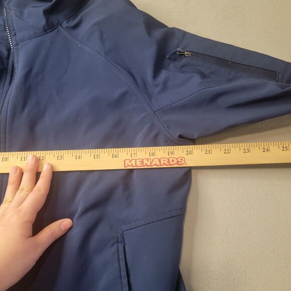 Marmot Men's Softshell Outdoors Pinnacle Vodka Size L Navy Jacket - Picture 3 of 7